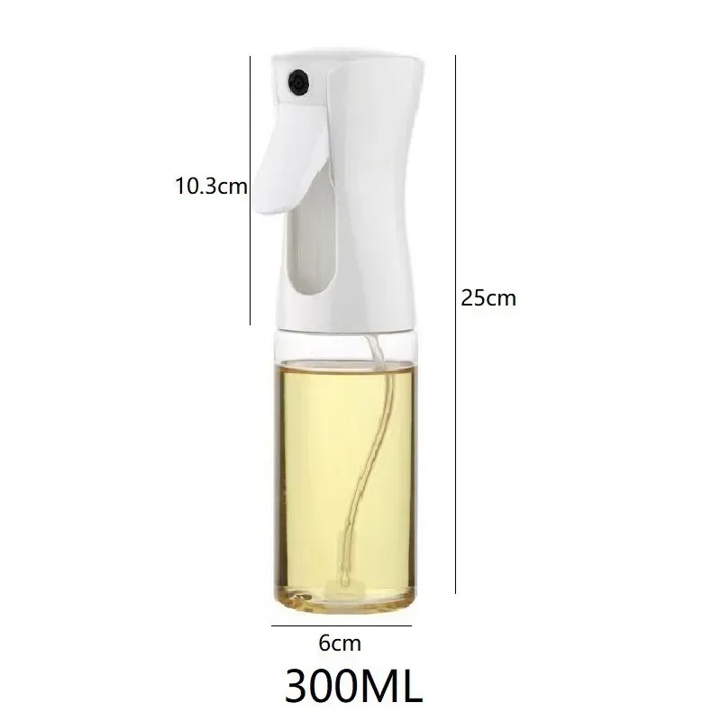 Spray d'huile pour la cuisson, bouteille distributrice d'huile d'olive, pulvérisateur, brume, vinaigre d'huile de qualité alimentaire réutilisable, bouteille de pulvérisation, accessoires de cuisine — 8/10