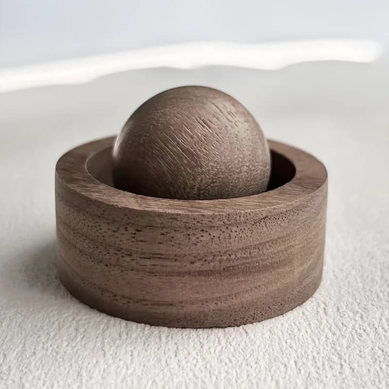Diffuseur d'huiles essentielles pour voiture et maison – Mini diffuseur de parfum naturel mignon en bois adapté à la chambre à coucher, au salon et à la salle de bain — 7/8