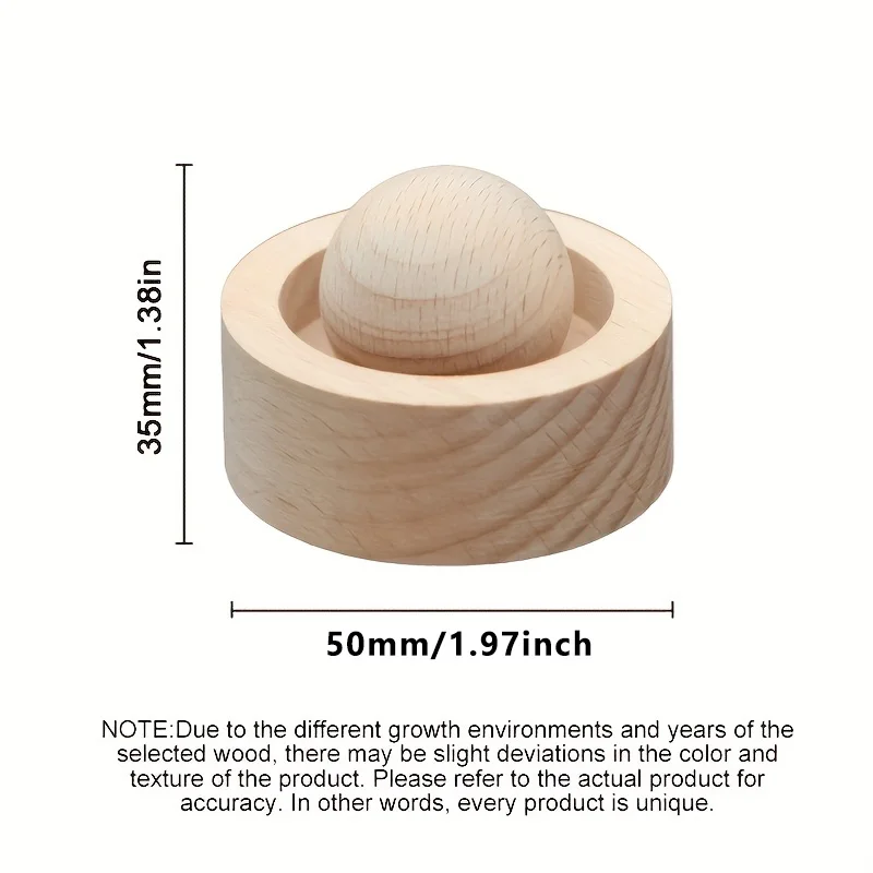 Diffuseur d'huiles essentielles pour voiture et maison – Mini diffuseur de parfum naturel mignon en bois adapté à la chambre à coucher, au salon et à la salle de bain — 6/8