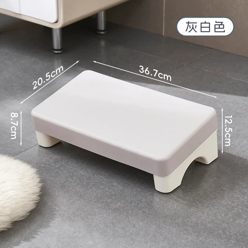 Apoio para os pés ergonômico PP sob a mesa, apoio para os pés confortável e que economiza espaço para trabalho de escritório, estudo, sofá, casa — 7/9