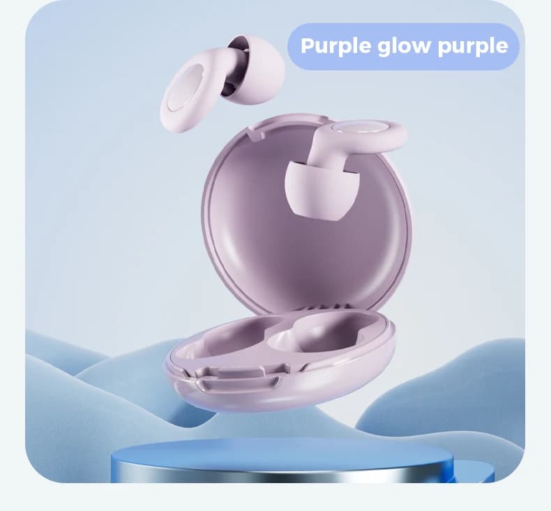 Sleeping Silicone Earplugs 25dB Noise Canceling Hearing Protection Reusable Earplugs for Sleep Focus Concerts Work Study — 10/10