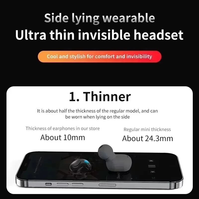 Écouteurs sans fil X55, nouveau style 2026, casque d'écoute, réduction du bruit, jeu de Sport, sommeil, Bluetooth 5.0, casque de musique stéréo HIFI — 3/10