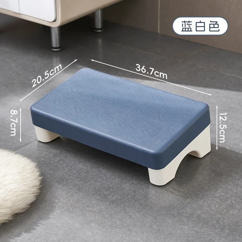 Apoio para os pés ergonômico PP sob a mesa, apoio para os pés confortável e que economiza espaço para trabalho de escritório, estudo, sofá, casa — 8/9
