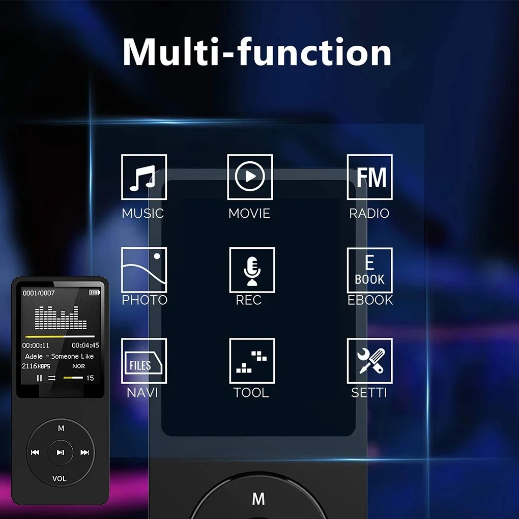 Lecteur MP3 Portable, enregistrement Rechargeable, médias de Conduction du bruit, jeu de musique de Sport de poche sans perte avec microphone, Machine de baladeur — 4/10
