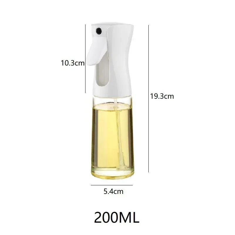 Spray d'huile pour la cuisson, bouteille distributrice d'huile d'olive, pulvérisateur, brume, vinaigre d'huile de qualité alimentaire réutilisable, bouteille de pulvérisation, accessoires de cuisine — 9/10