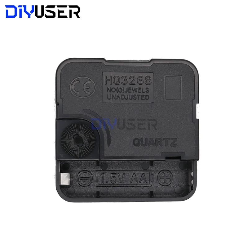 DIYUSER-Repair Tool Parts Kit with Red Hands, Quartz Wall Clock Movement Mechanism, Professional and Practical, HQ3268 — 2/7