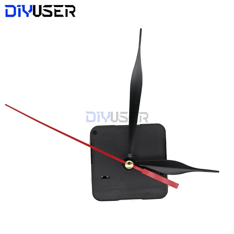 DIYUSER-Repair Tool Parts Kit with Red Hands, Quartz Wall Clock Movement Mechanism, Professional and Practical, HQ3268 — 3/7