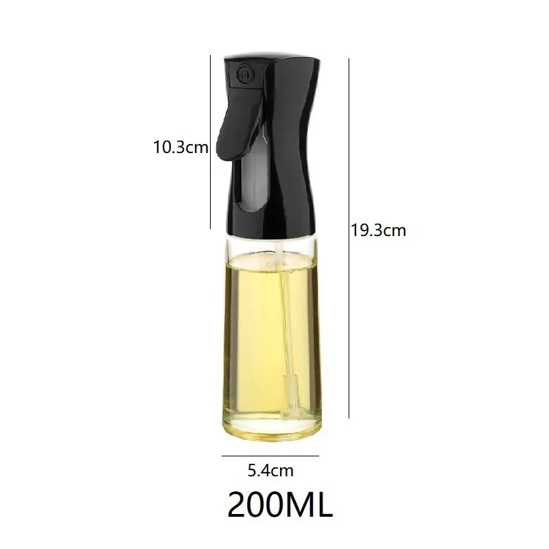 Spray d'huile pour la cuisson, bouteille distributrice d'huile d'olive, pulvérisateur, brume, vinaigre d'huile de qualité alimentaire réutilisable, bouteille de pulvérisation, accessoires de cuisine — 7/10